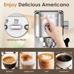 Spacekey 20 Bar Espresso Machine with Frother