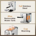 Spacekey 20 Bar Espresso Machine with Frother