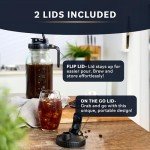 Cold Brew Coffee Maker with Mason Jar 1.8L