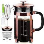 YMMIND 21oz Stainless Steel French Press Coffee Maker