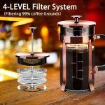 YMMIND 21oz Stainless Steel French Press Coffee Maker