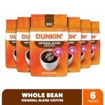 Dunkin' Original Medium Roast Whole Bean Coffee 18oz