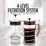 OVENTE 34 oz French Press Coffee & Tea Maker