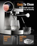 SHARDOR 20 Bar Espresso Machine with Milk Frother