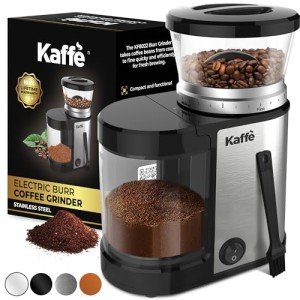 Kaffe Electric Burr Coffee Grinder with Adjustable Settings