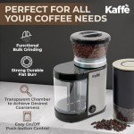 Kaffe Electric Burr Coffee Grinder with Adjustable Settings