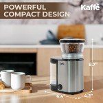 Kaffe Electric Burr Coffee Grinder with Adjustable Settings