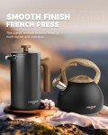 Poliviars Vintage French Press Coffee Maker, 34 Oz