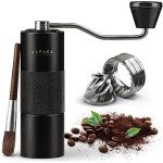 Alpaca Manual Stainless Steel Coffee Grinder