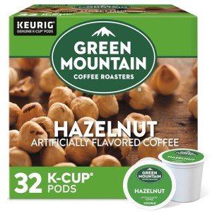 Green Mountain Hazelnut Coffee K-Cup Pods, 32 Count