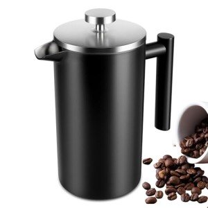 SZHETEFU 100 ml French Press – Insulated Stainless Steel