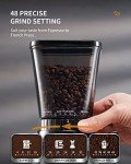 Electric Conical Burr Coffee Grinder with Touchscreen