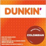 Dunkin' Colombian Medium Roast Coffee K-Cups, 60 Pods