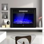 Electric Fireplace Insert with Remote Control and Timer