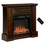 HOMCOM 32" Electric Fireplace with Remote Control