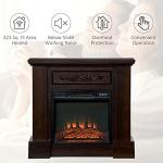 HOMCOM 32" Electric Fireplace with Remote Control
