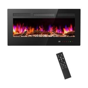 36” Electric Fireplace Insert with Remote Control