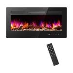 36” Electric Fireplace Insert with Remote Control