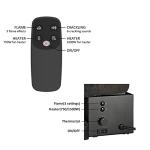 LegendFlame 23" Electric Fireplace with Remote Control