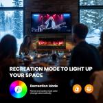 36” Electric Fireplace Insert with Remote Control