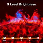 DUMOS 26" Electric Fireplace Stove with Remote