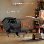 ROVSUN 20'' Electric Fireplace Stove with Heater