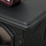 HOMCOM 17" Electric Fireplace Stove with Realistic Flame