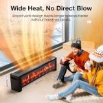 Air Choice 33” Electric Fireplace Heater with Remote