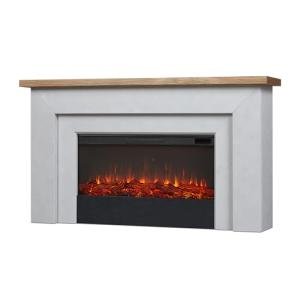 Real Flame Malie 68" Electric Fireplace with Mantel