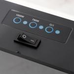 HOMCOM 41" Wall-Mounted Electric Fireplace with Remote