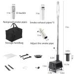 Portable Wood Burning Tent Stove with Chimney Pipes