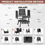 Portable Cast Iron Wood Stove for Camping