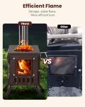 Compact Wood Stove for Camping and Outdoor Cooking