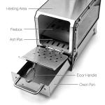 GoHawk Mini Portable Wood Burning Camp Stove