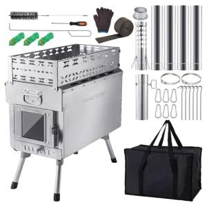 Portable Wood Burning Sauna Stove for Camping