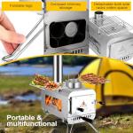 KUNGKA Portable Wood Burning Tent Stove