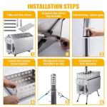 Portable Wood Burning Sauna Stove for Camping