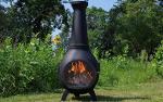 Blue Rooster Prairie Chiminea Outdoor Firepit