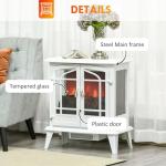 HOMCOM 1400W Freestanding Electric Fireplace Stove