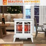 HOMCOM 1400W Freestanding Electric Fireplace Stove