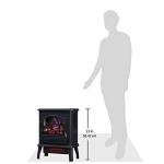 Duraflame 3D Electric Fireplace Stove Heater, Black