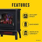 Duraflame 3D Electric Fireplace Stove Heater, Black
