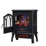 Duraflame 3D Electric Fireplace Stove Heater, Black