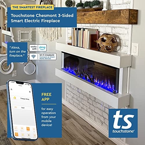 Touchstone Chesmont Smart Electric Fireplace with Mantle