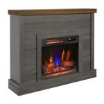 Duraflame Electric Fireplace with Weathered Grey Mantel