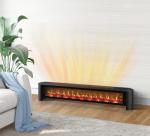 Duraflame Electric Fireplace Baseboard Heater - Black