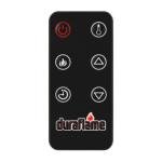 Duraflame Electric Fireplace Baseboard Heater - Black