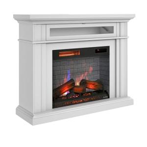 Duraflame Electric Wall Fireplace Mantel - White