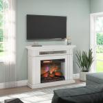 Duraflame Electric Wall Fireplace Mantel - White
