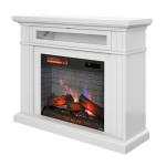 Duraflame Electric Wall Fireplace Mantel - White